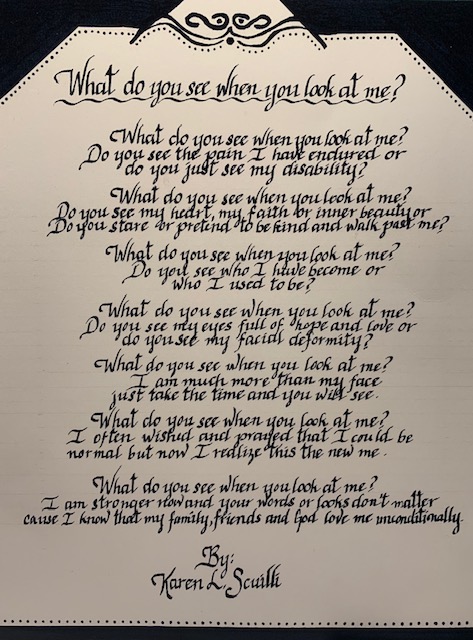 What do you see when you look at me?